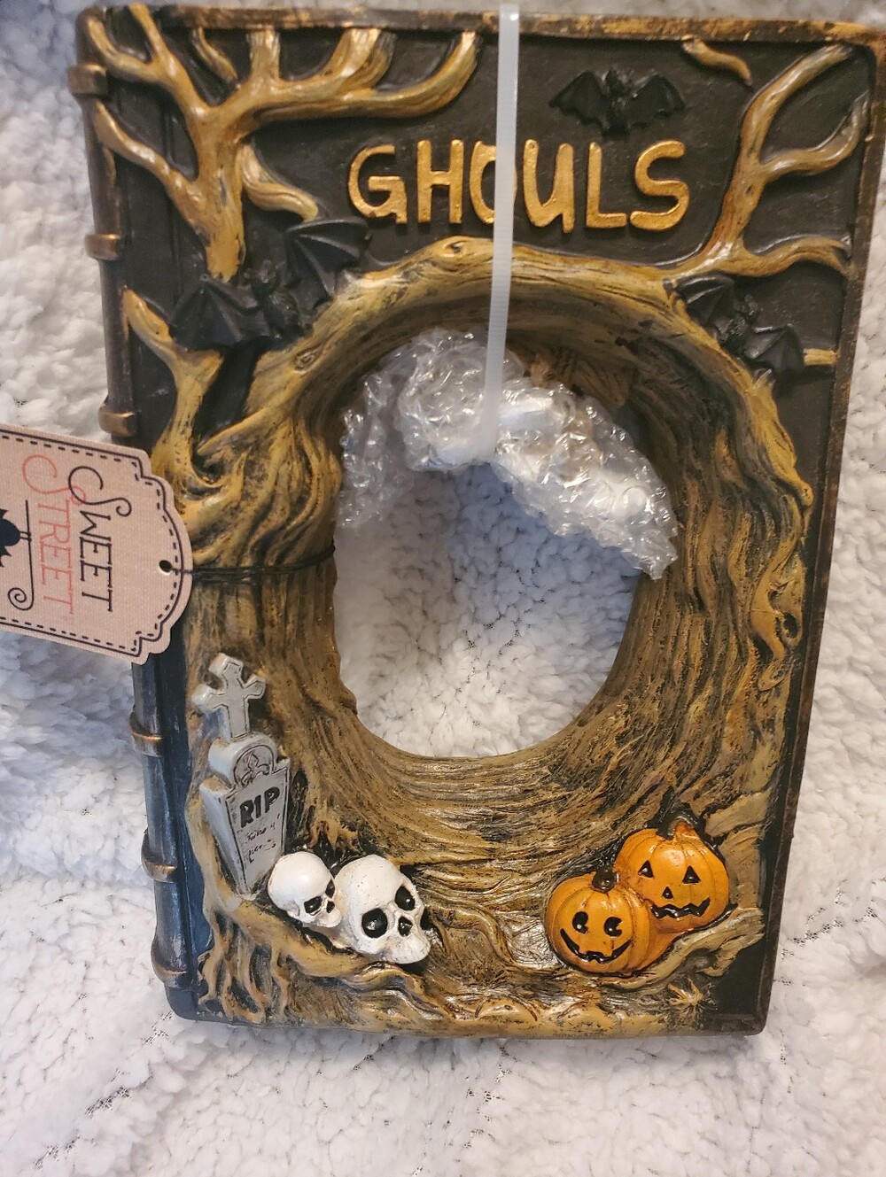 Sweet Street Ghouls Book Viral Halloween Ghost on a Swing Swinging Halloween - Picture 2 of 7